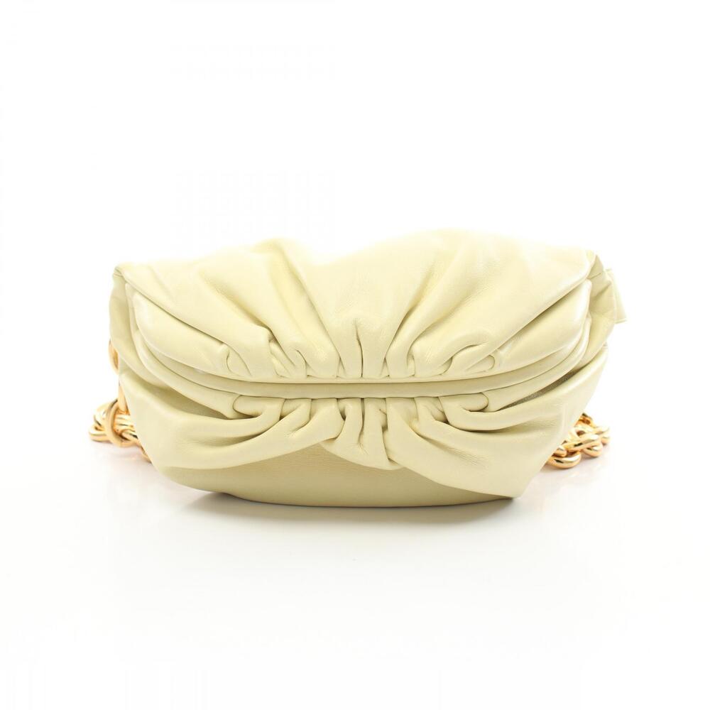 Bottega Veneta The Chain Pouch Waist Bag Body Leather Yellow